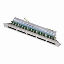 Voice Patch Panel mit 25 Anschlüssen für 19-Zoll-Netzwerkschrank